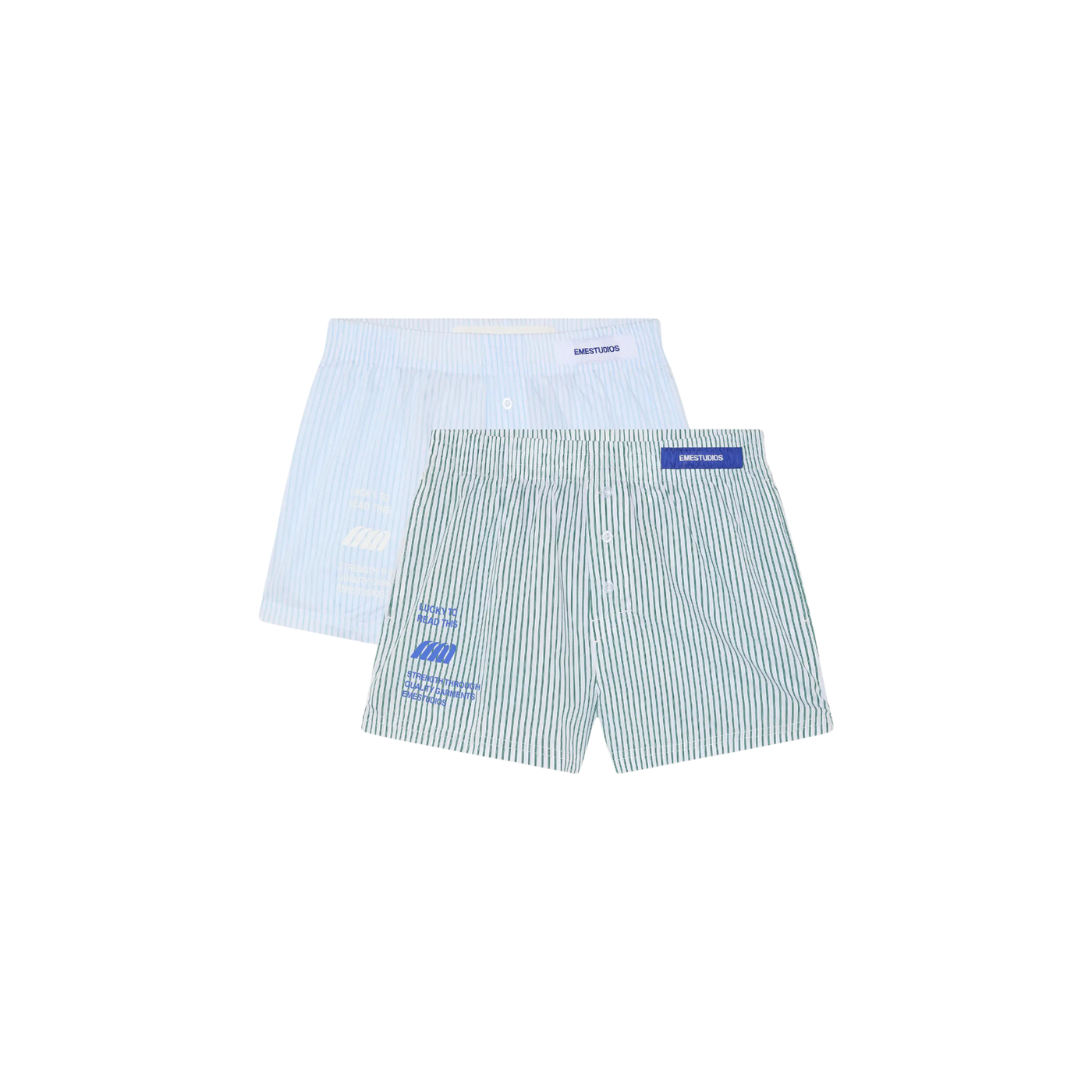 Eme Studios Lucky Stripped Sea Boxers