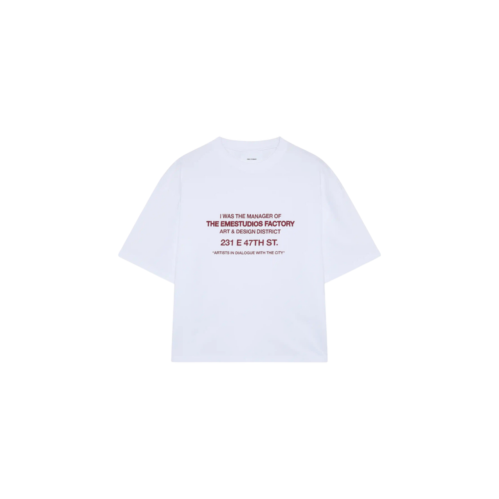 Eme Studios Manage Pearl Oversized T-Shirt