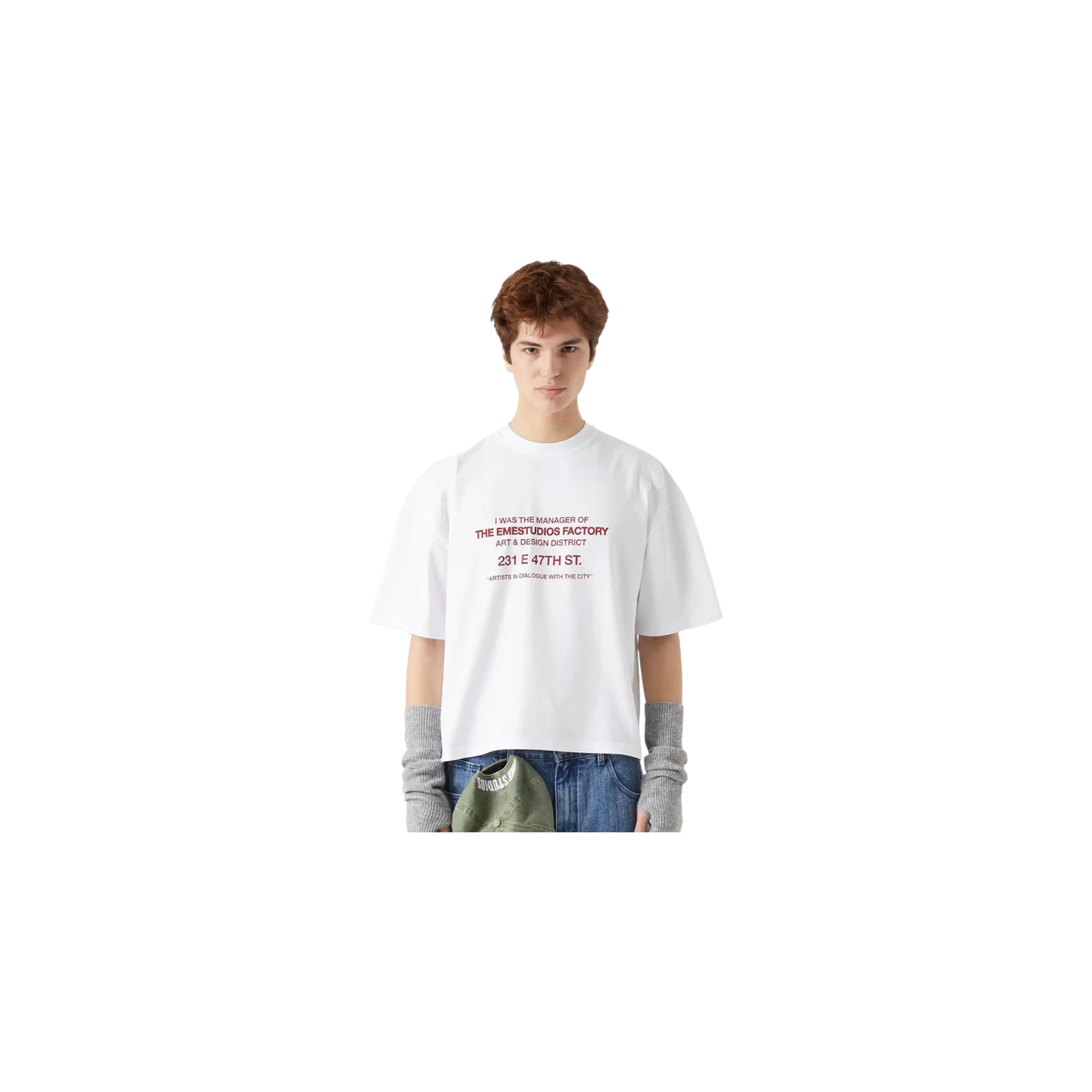 Eme Studios Manage Pearl Oversized T-Shirt