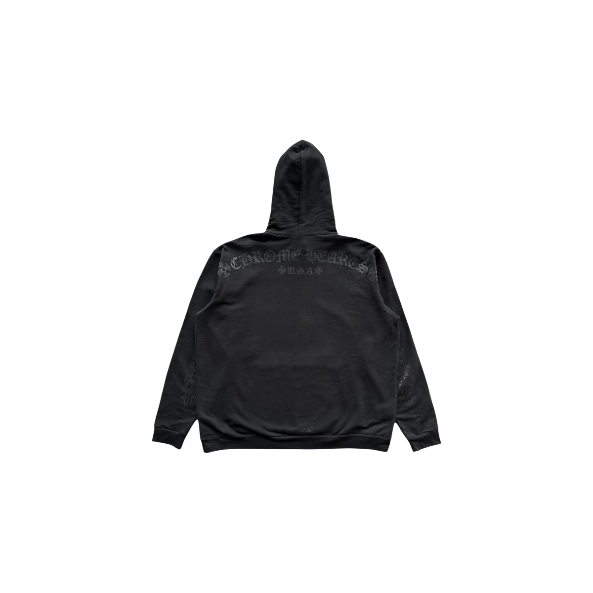 Buzo Chrome Hearts Black Floral Logo