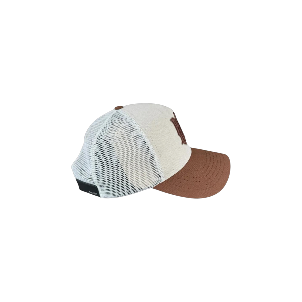Gorra Amiri White & Brown MA Logo Trucker
