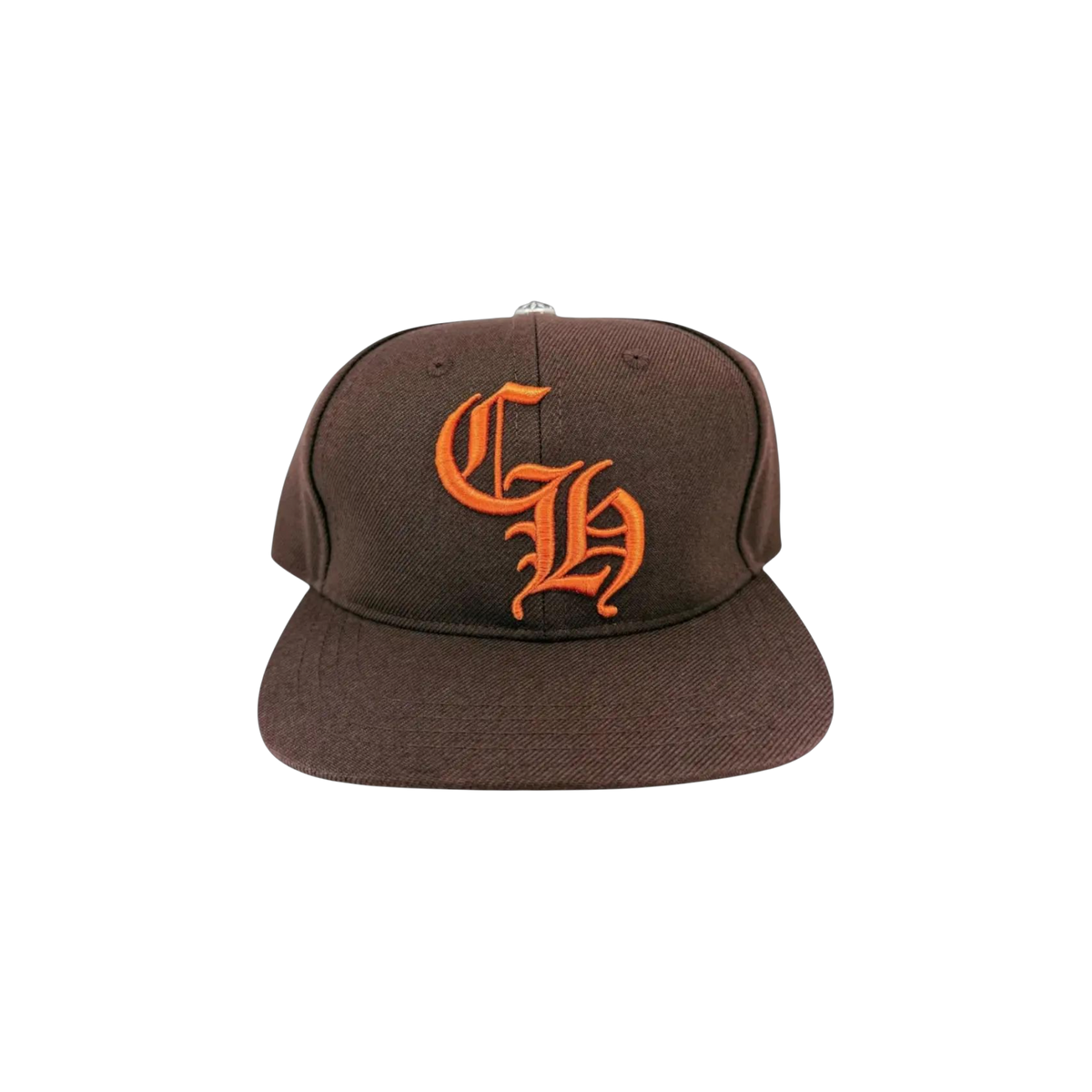 Gorra Chrome Hearts Embroidered CH Logo Baseball Hat Brown Orange