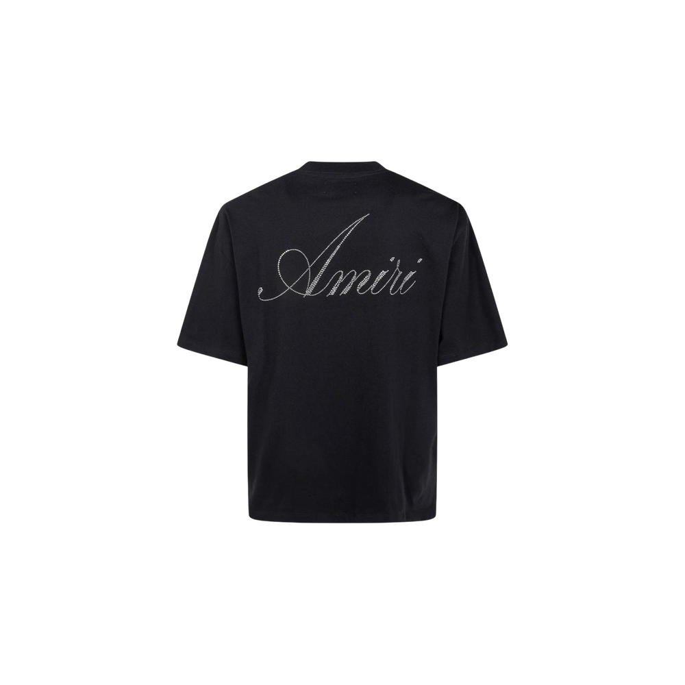 Remera Amiri Script Rhinesthone