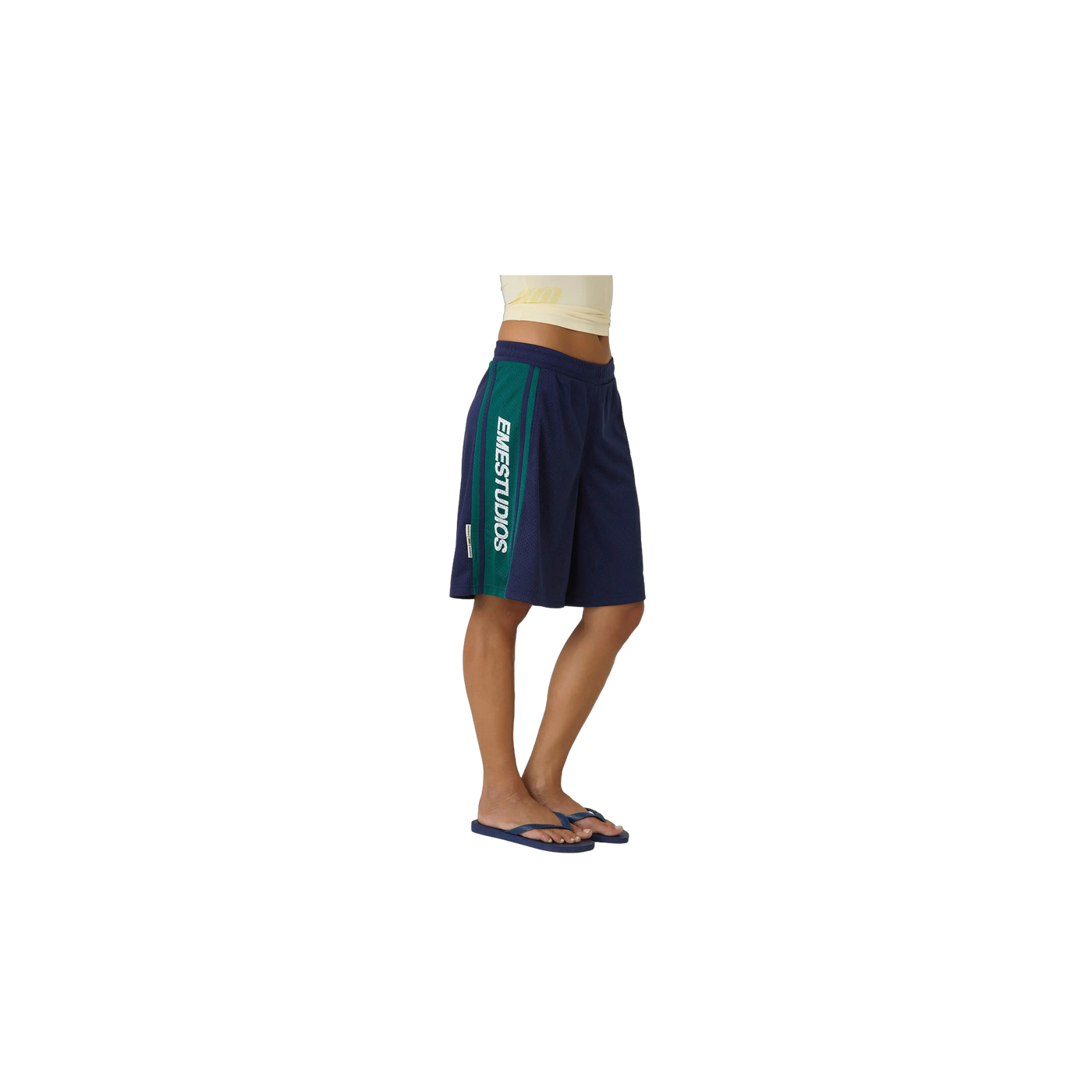 Eme Studios Marin Navy Mesh Shorts