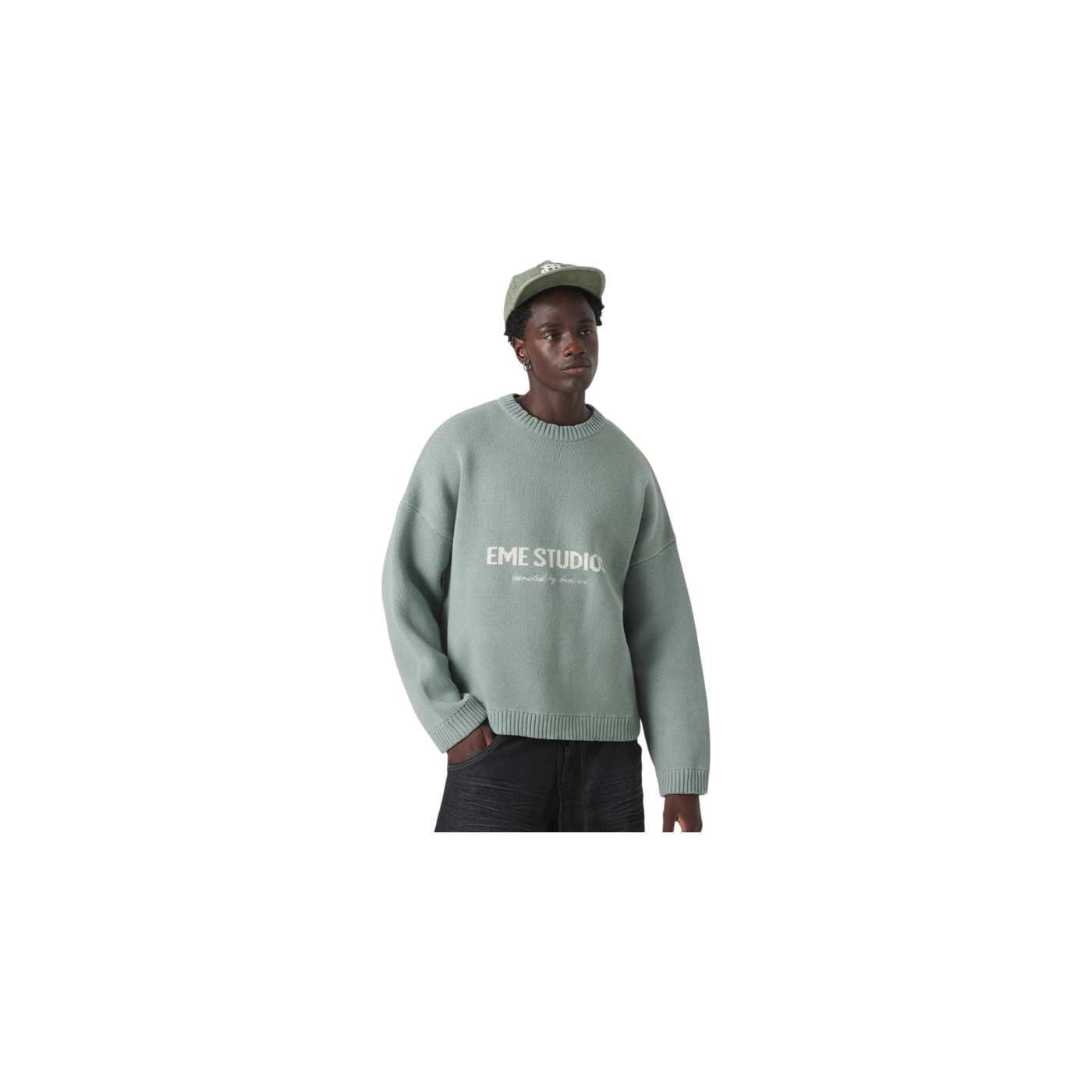 Eme Studios Master Aqua Green Knit Sweater