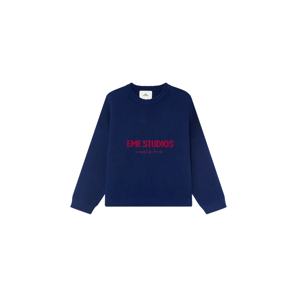 Eme Studios Master Indigo Knit Sweater