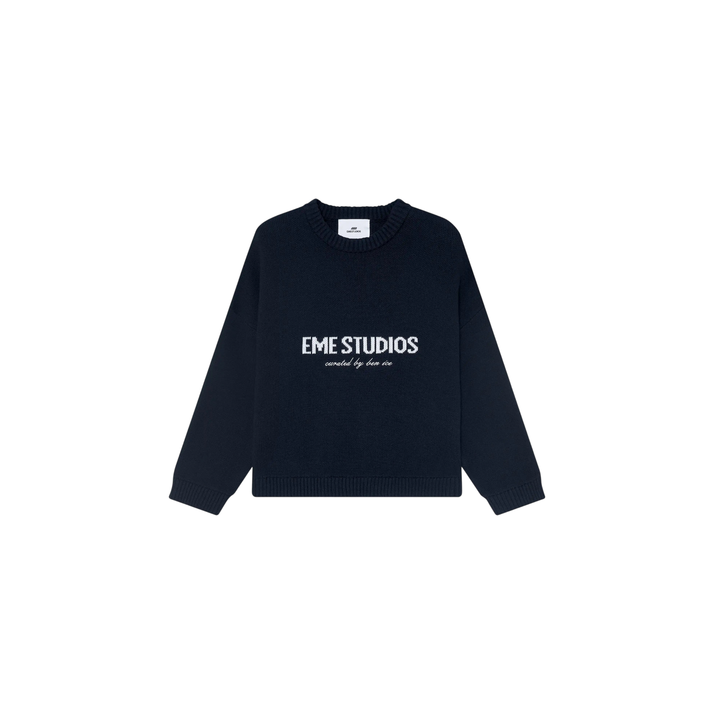 Eme Studios Master Navy Knit Sweater