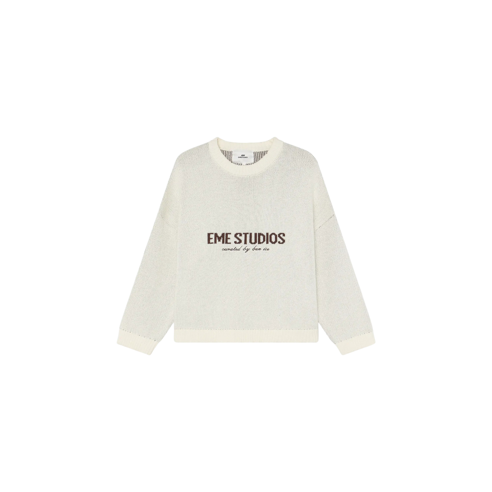 Eme Studios Master Off Sand Knit Sweater