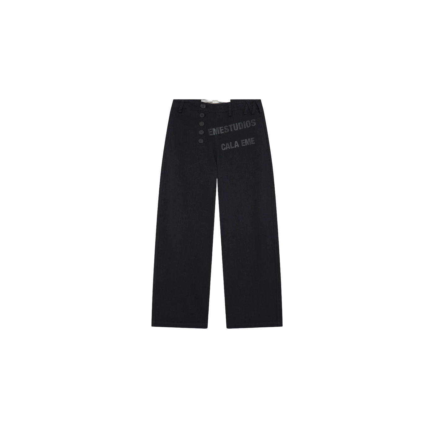 Eme Studios Mat Navy Balloon Linen Pants