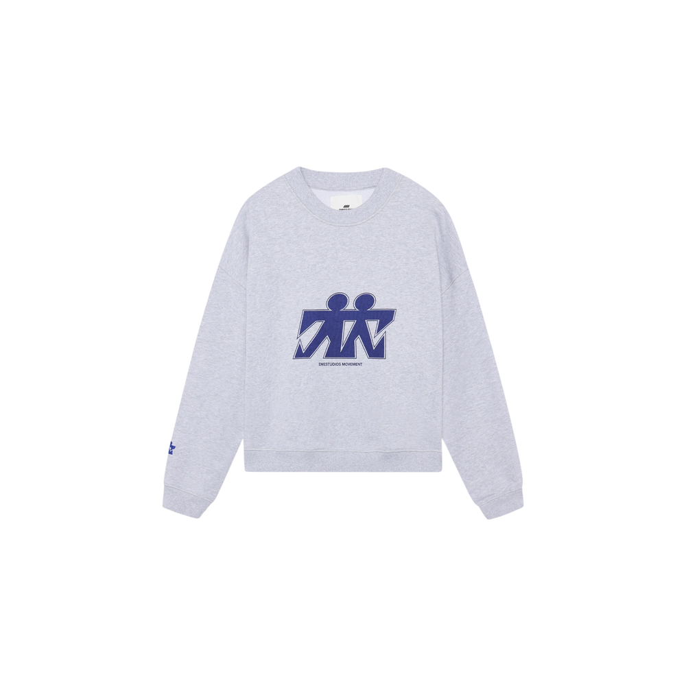 Eme Studios Mbuddy Grey Oversized Crewneck