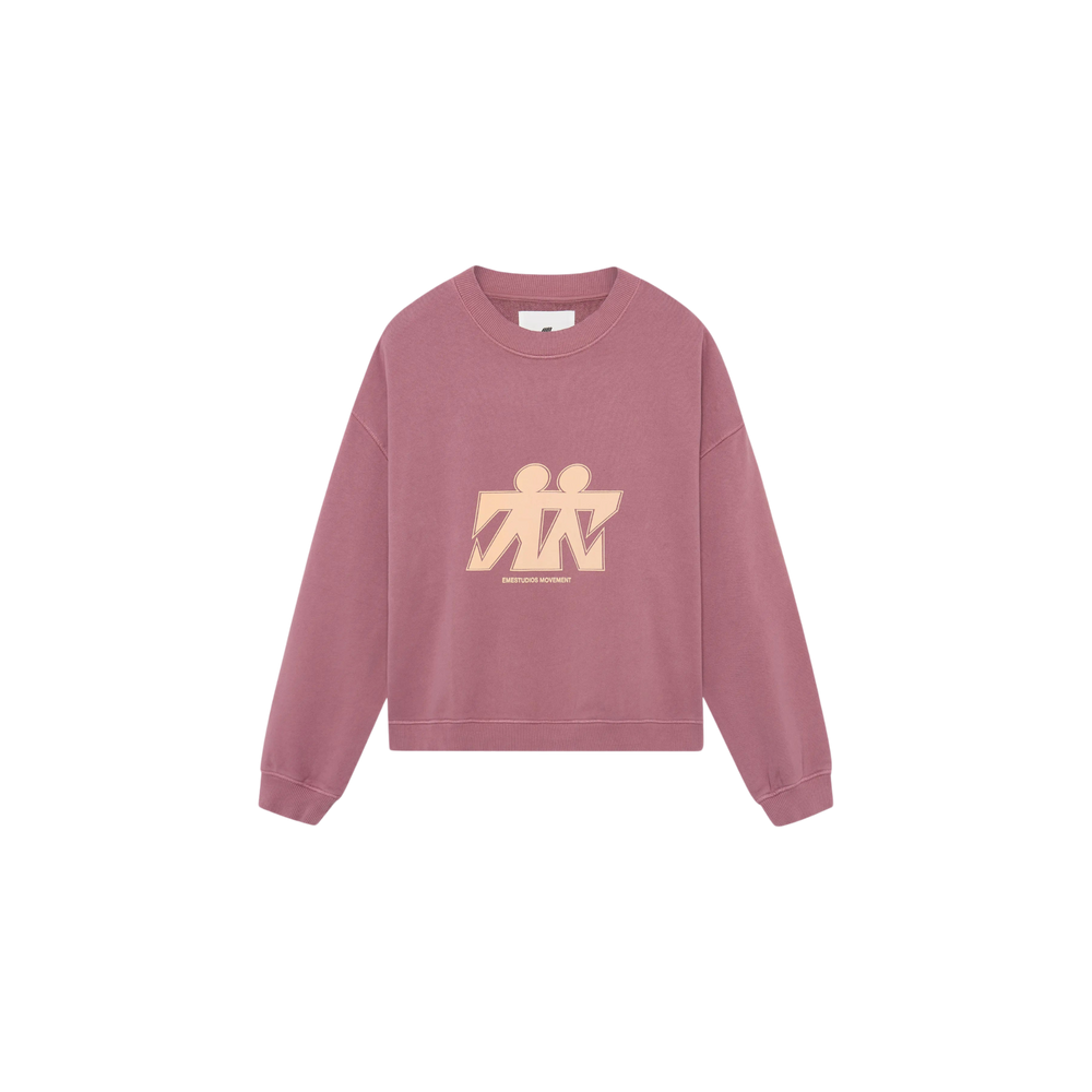 Eme Studios Mbuddy Taupe Oversized Crewneck