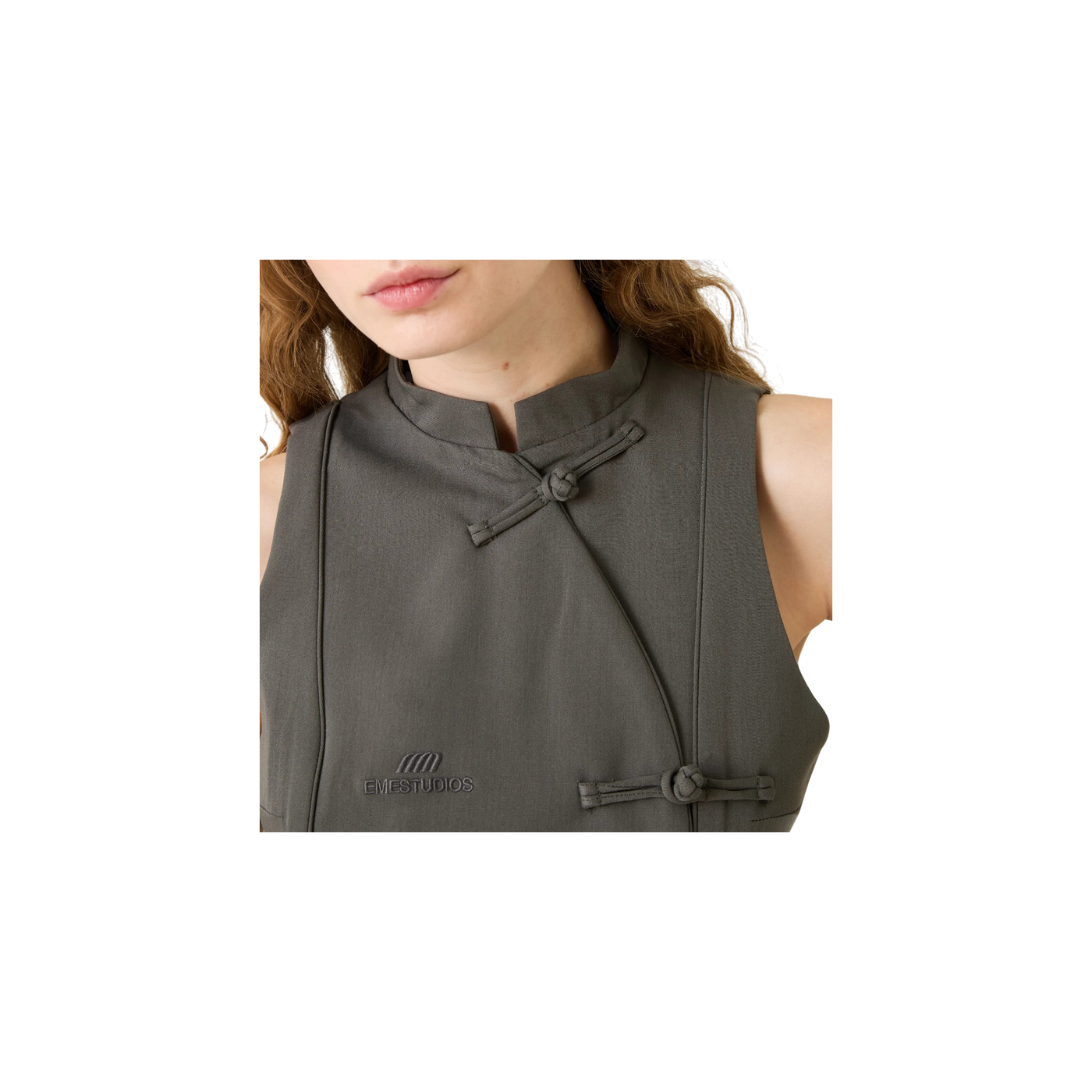 Eme Studios Modesta Heather Grey Vest