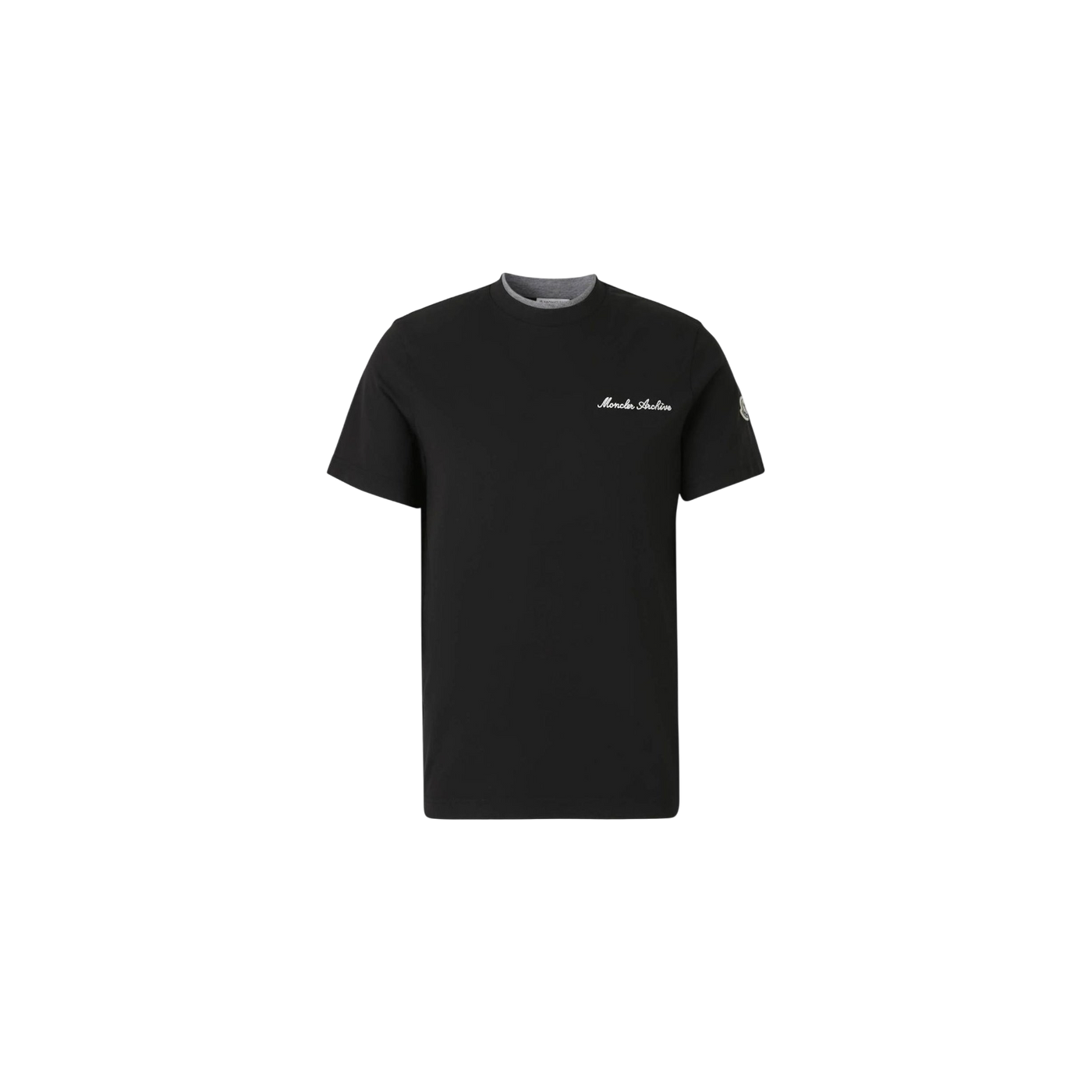 Moncler Logo Embroidered Crewneck T-Shirt