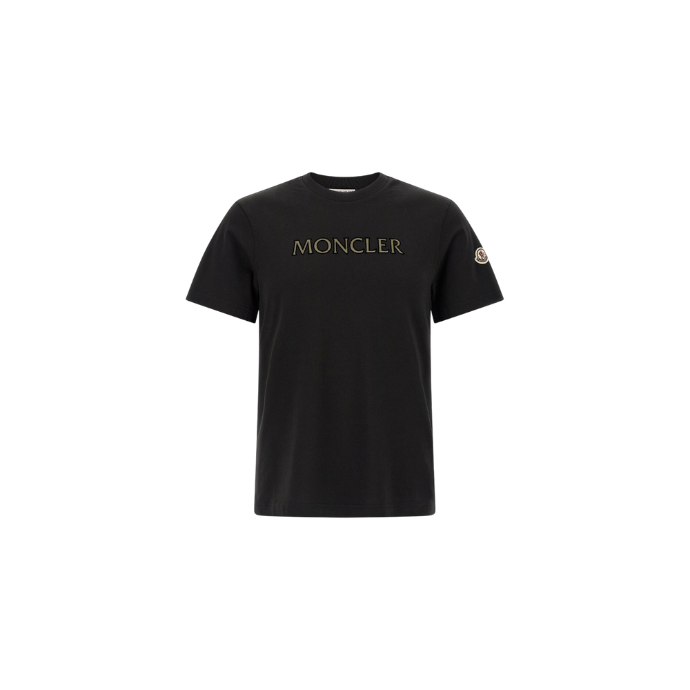 Moncler Logo Embroidered Crewneck T-Shirt