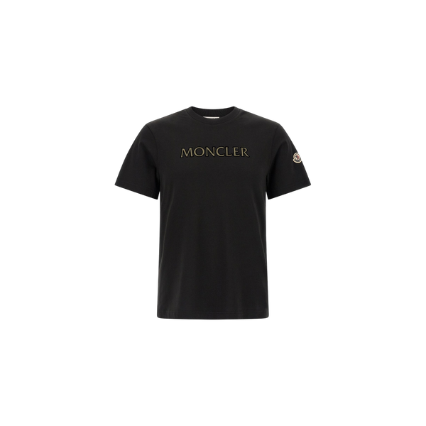 Moncler Logo Embroidered Crewneck T-Shirt