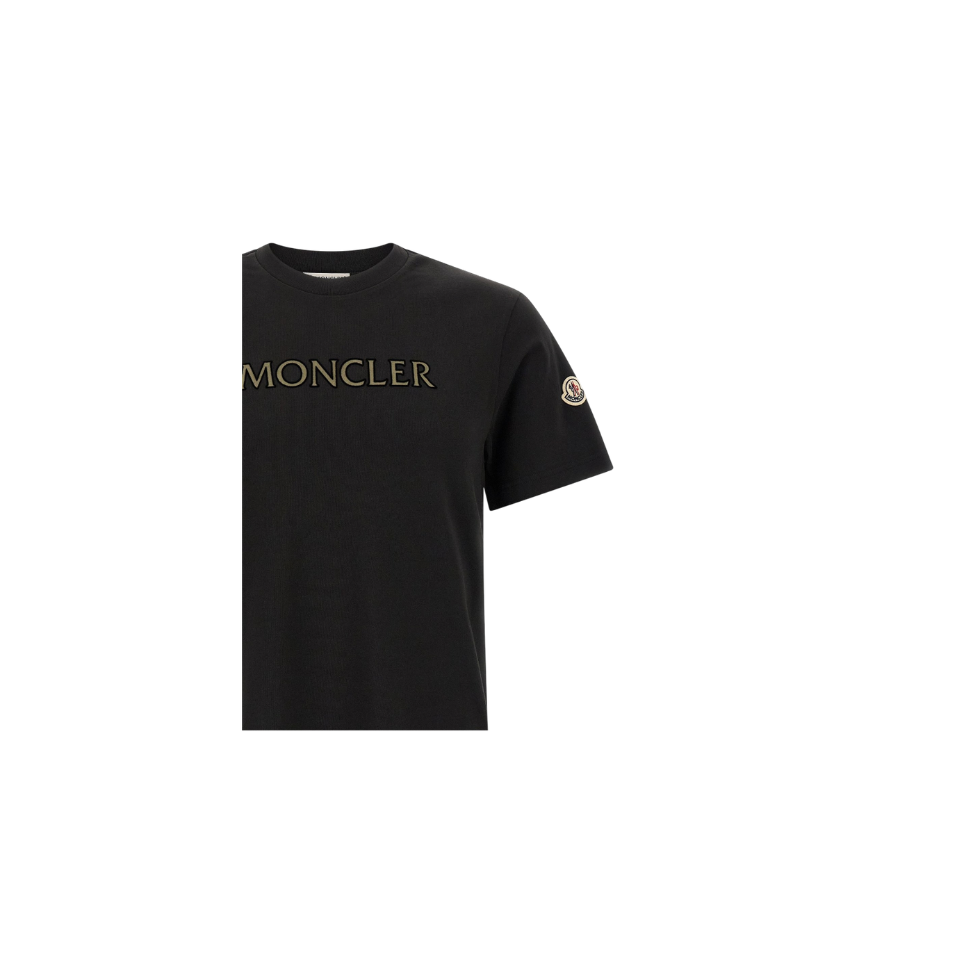 Moncler Logo Embroidered Crewneck T-Shirt