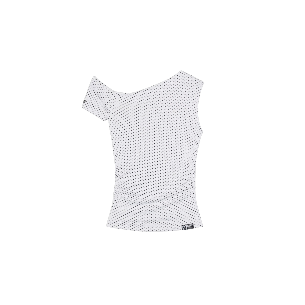 Eme Studios Moony Pearl Polka Dot Top