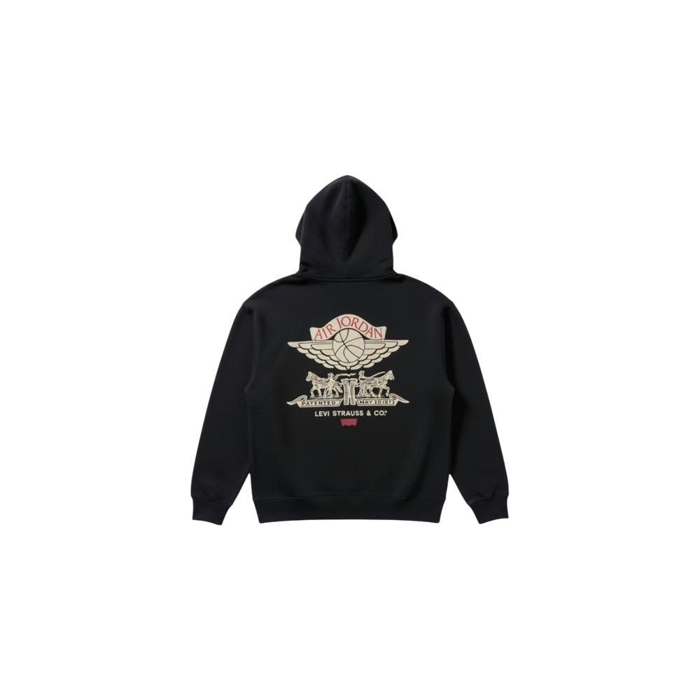 Nike Jordan X Levi's Full Zip Hoodie Black