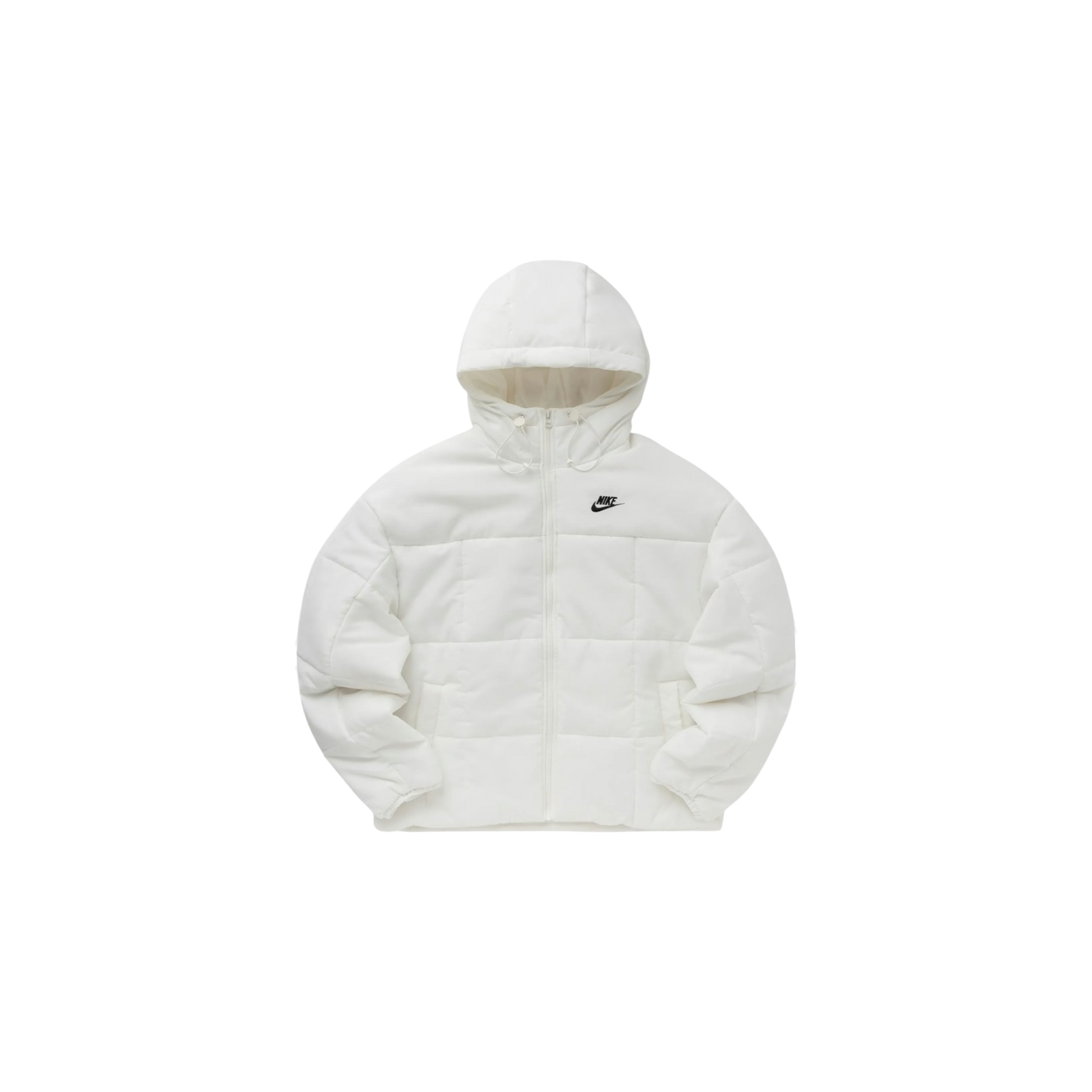 Nike Sportswear Women’S Classic Puffer Therma-Fit Loose Hooded Jacket White