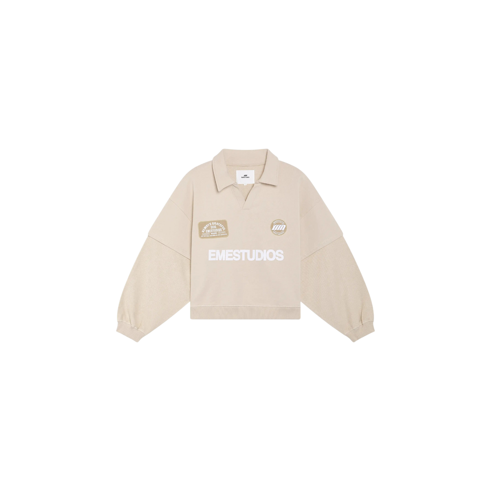 Eme Studios O´connor Off Sand Polo Crewneck