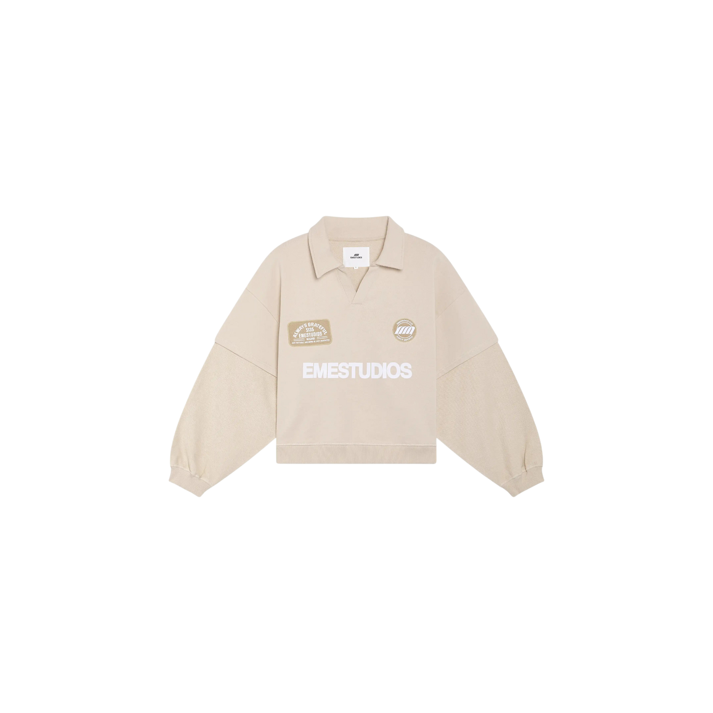 Eme Studios O´connor Off Sand Polo Crewneck