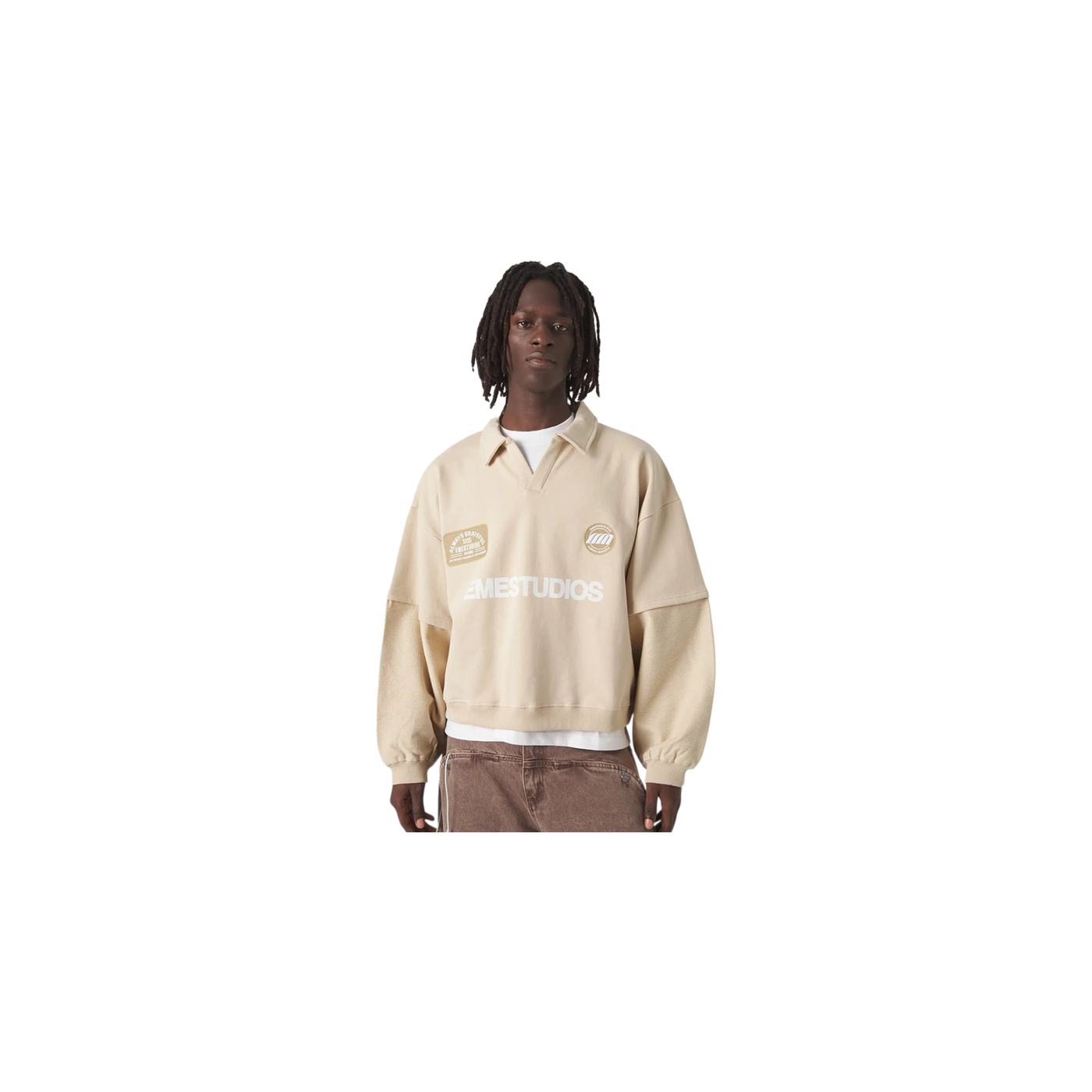 Eme Studios O´connor Off Sand Polo Crewneck