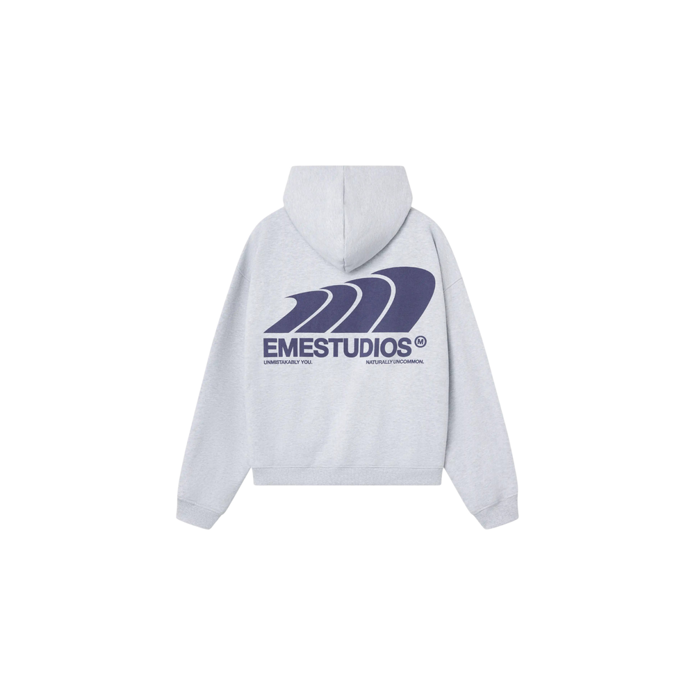 Eme Studios Odd Heather Grey Oversized Hoodie