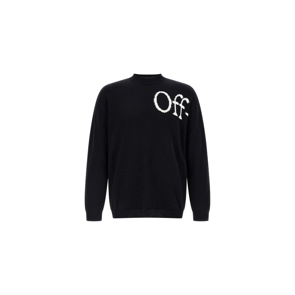 Off-White suéter de punto con logo detallado