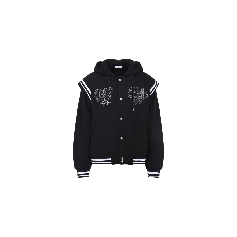 Off-White Logo Patch Button-Up Jacket