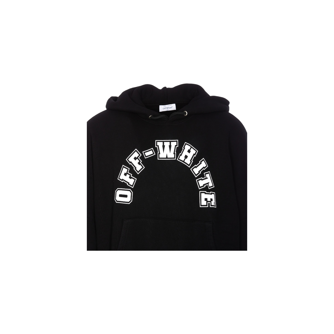 Off-White Logo Printed Drawstring Hoodie