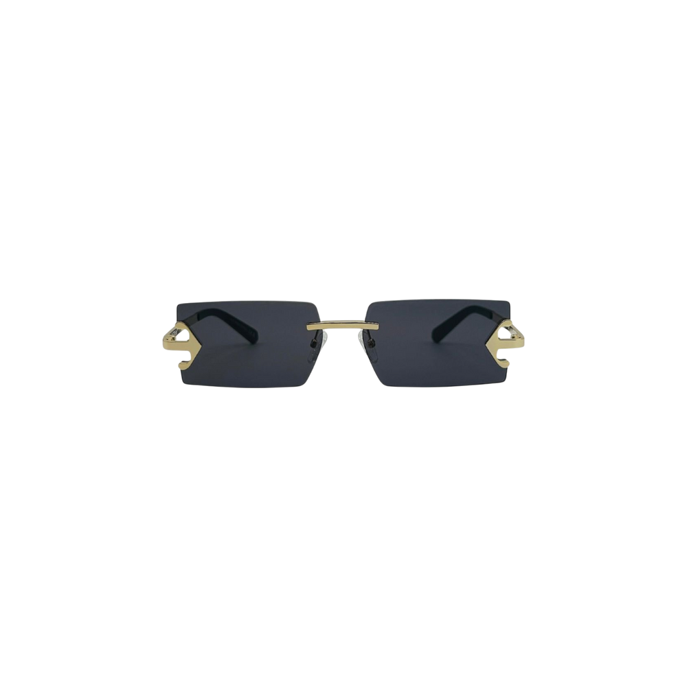 Off-White Rectangular Frame Sunglasses