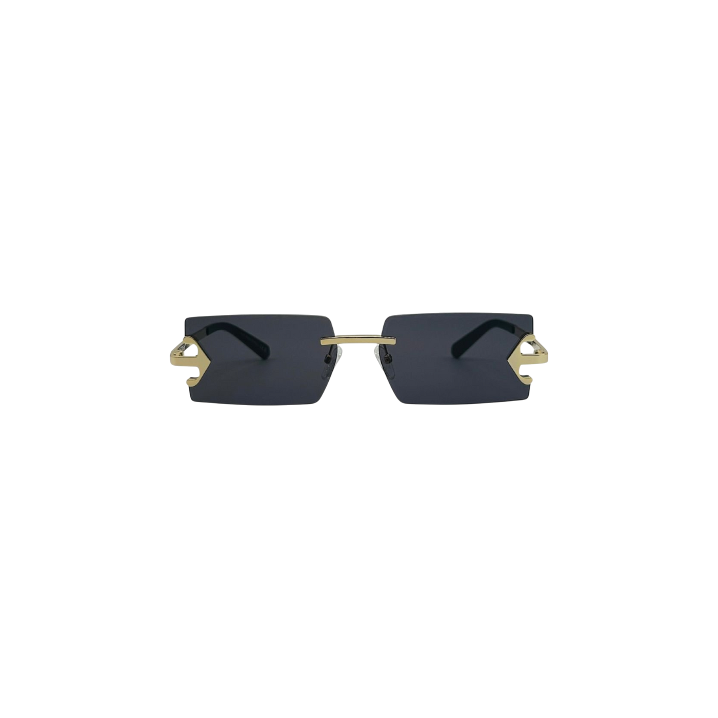 Off-White Rectangular Frame Sunglasses