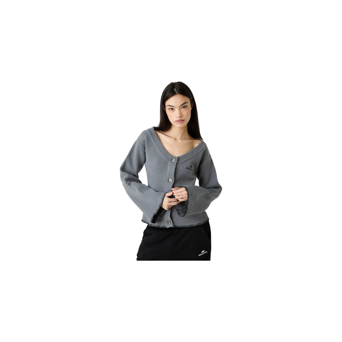 Eme Studios Onyx Grey Cardigan
