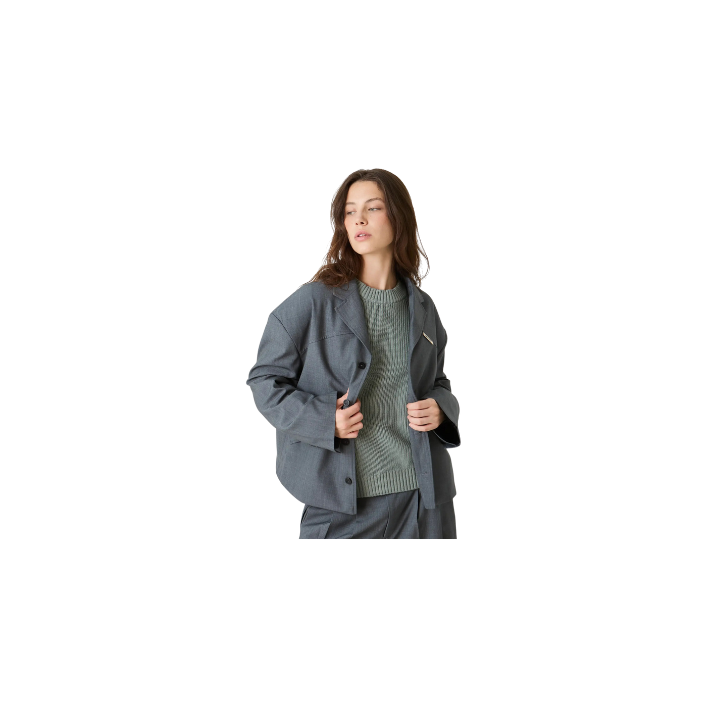 Eme Studios Orbit Slate Grey Blazer