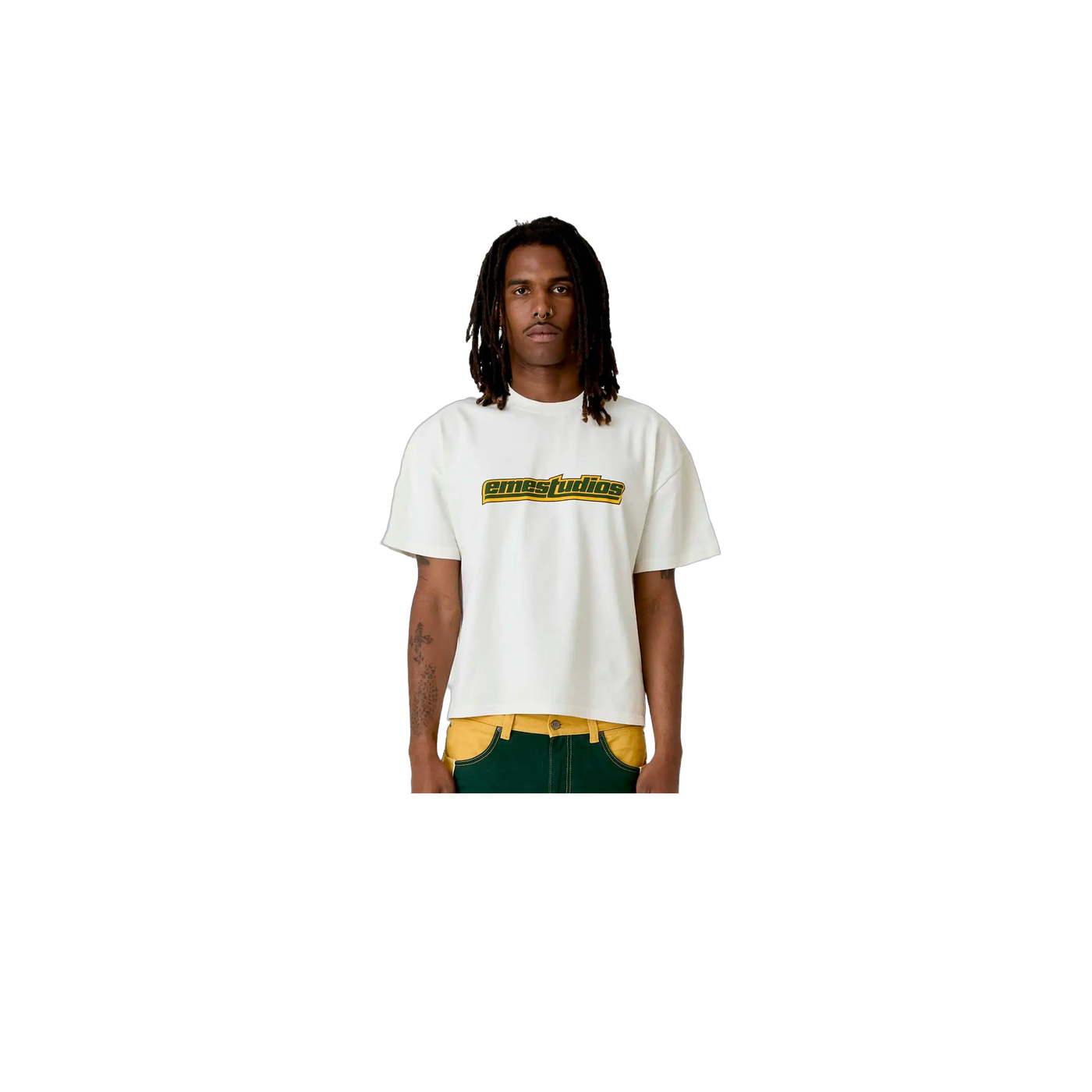 Eme Studios Outline Off Sand Oversized T-Shirt