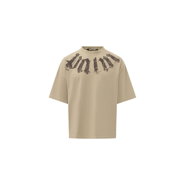 Palm Angels Big Neck Logo Loose Fit T-Shirt