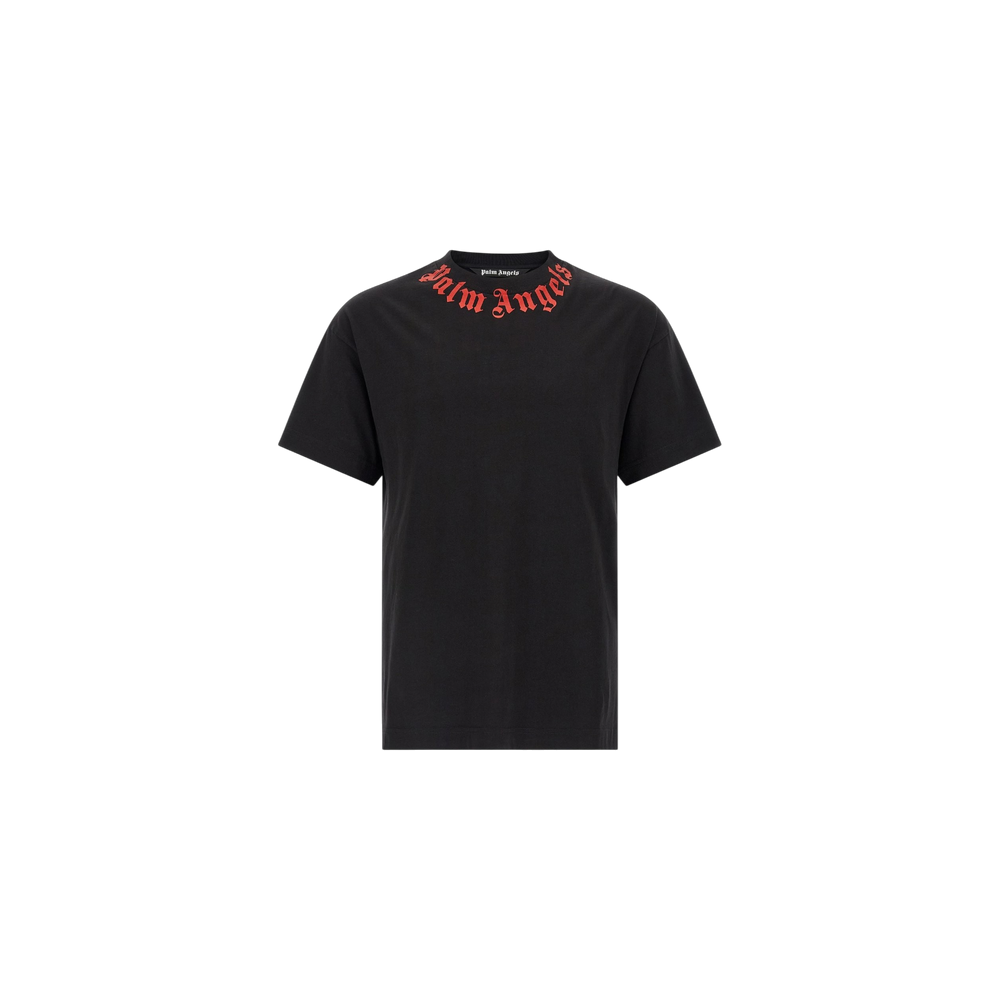 Palm Angels Logo Printed Crewneck T-Shirt