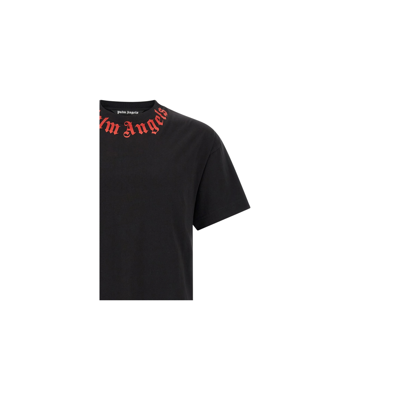 Palm Angels Logo Printed Crewneck T-Shirt