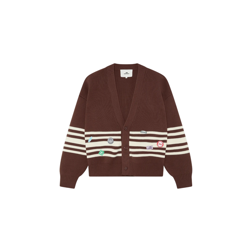 Eme Studios Pins Chocolate Cardigan
