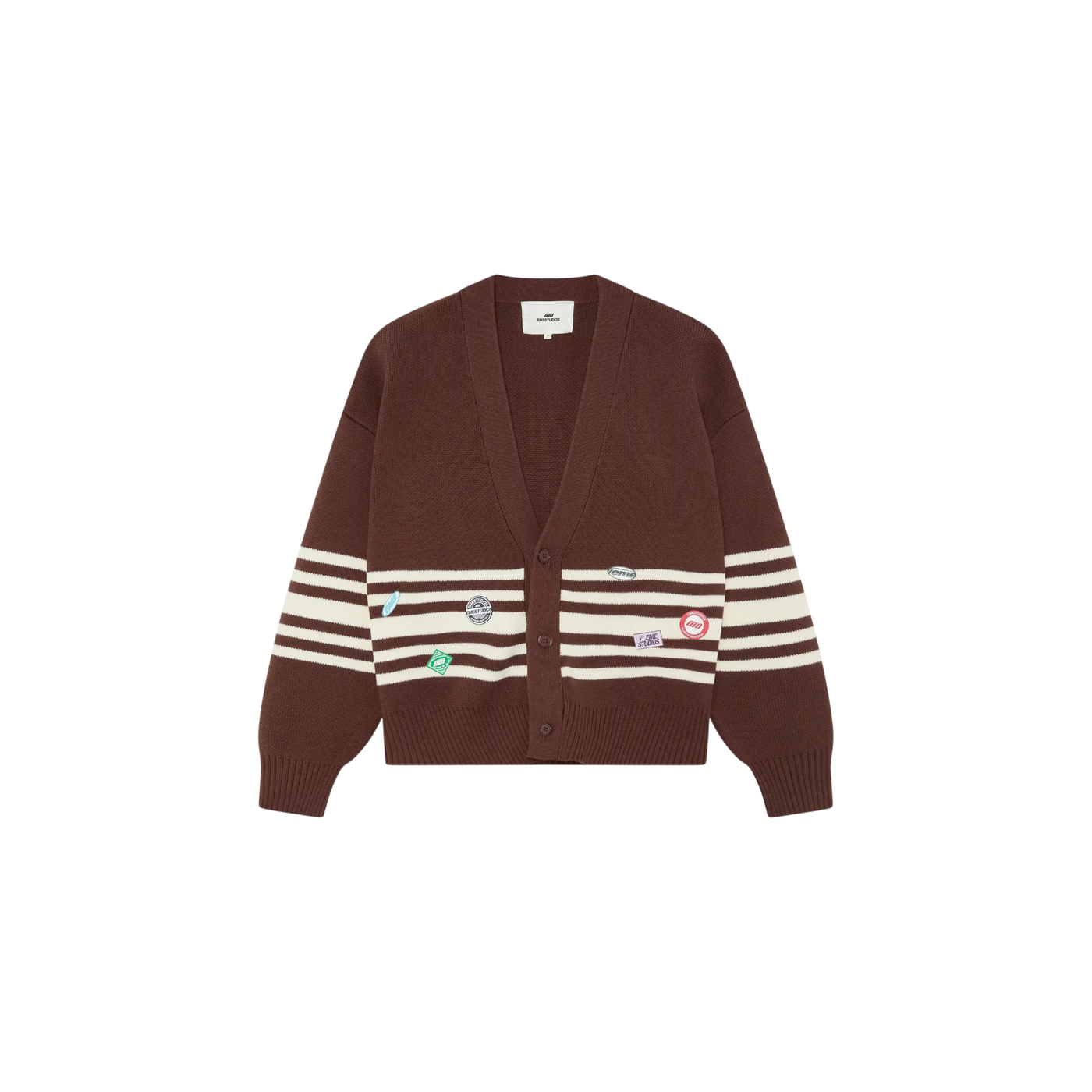 Eme Studios Pins Chocolate Cardigan