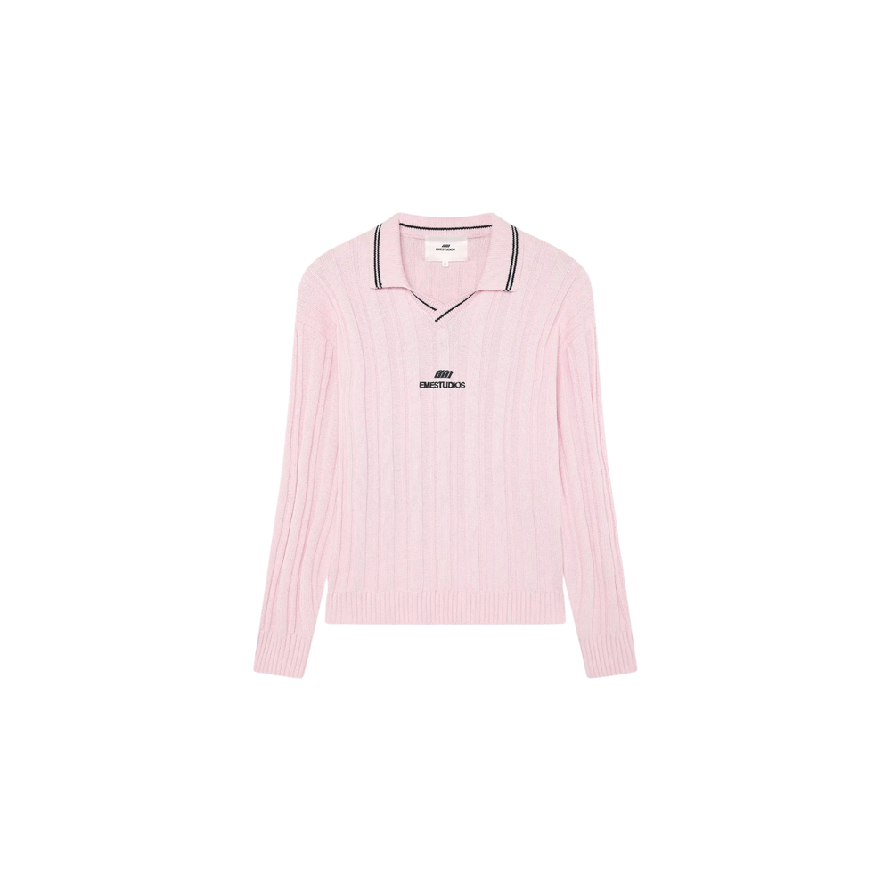 Eme Studios Pivot Cotton Candy Knit Polo