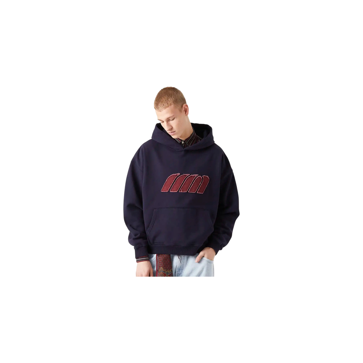 Eme Studios Plog Navy Oversized Oversized Hoodie
