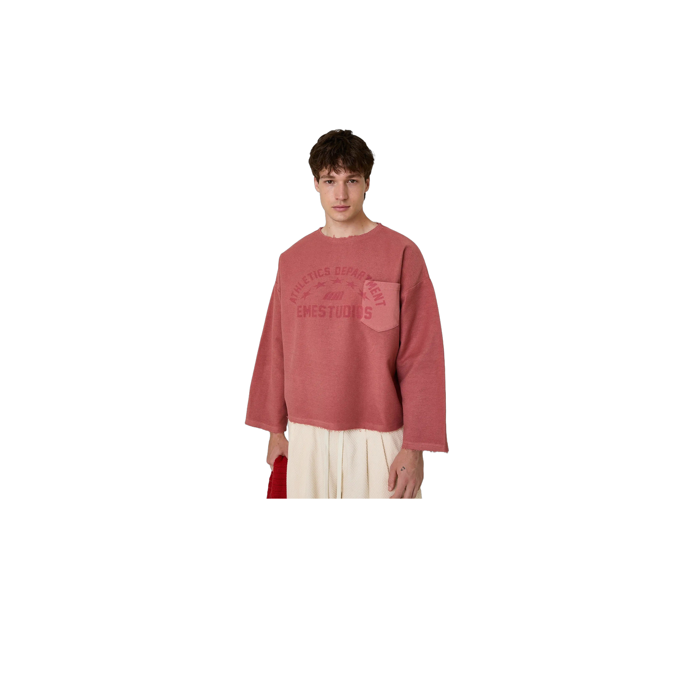 Eme Studios Pocket Clay Reverse Crewneck