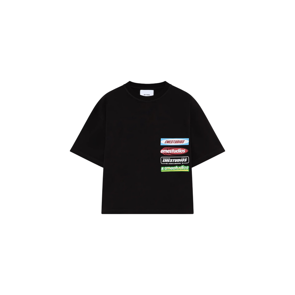 Eme Studios Poster Black Oversized T-Shirt