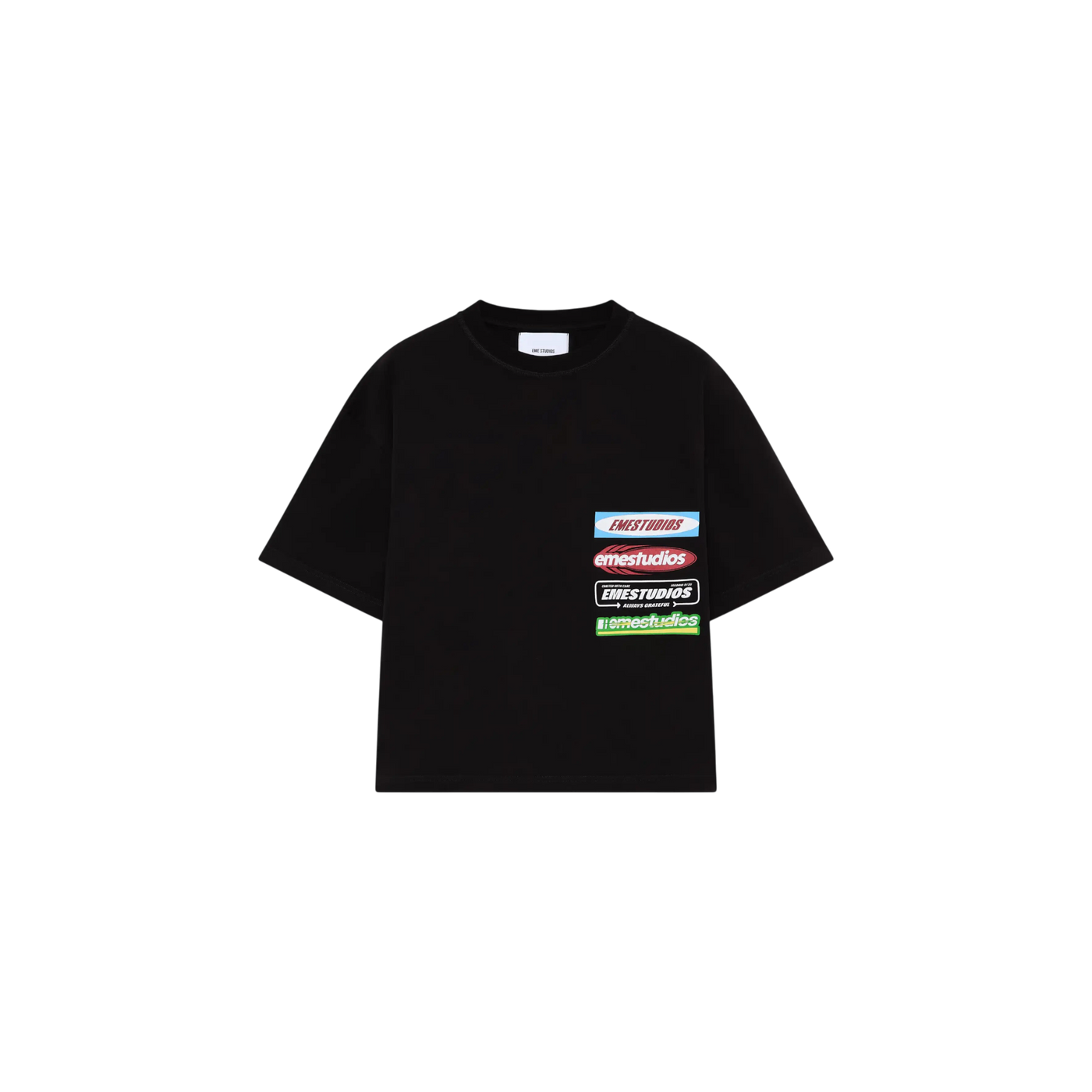 Eme Studios Poster Black Oversized T-Shirt