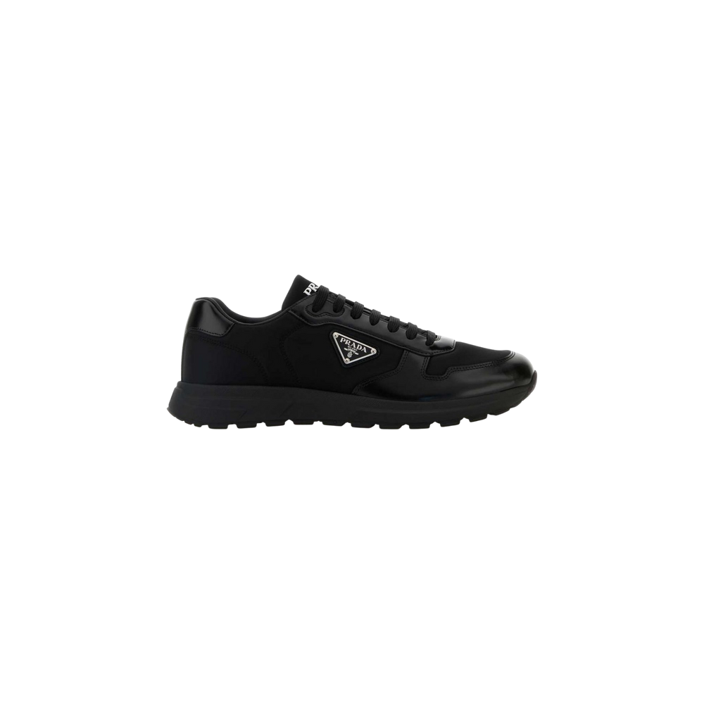 Prada Logo Plaque Low-Top