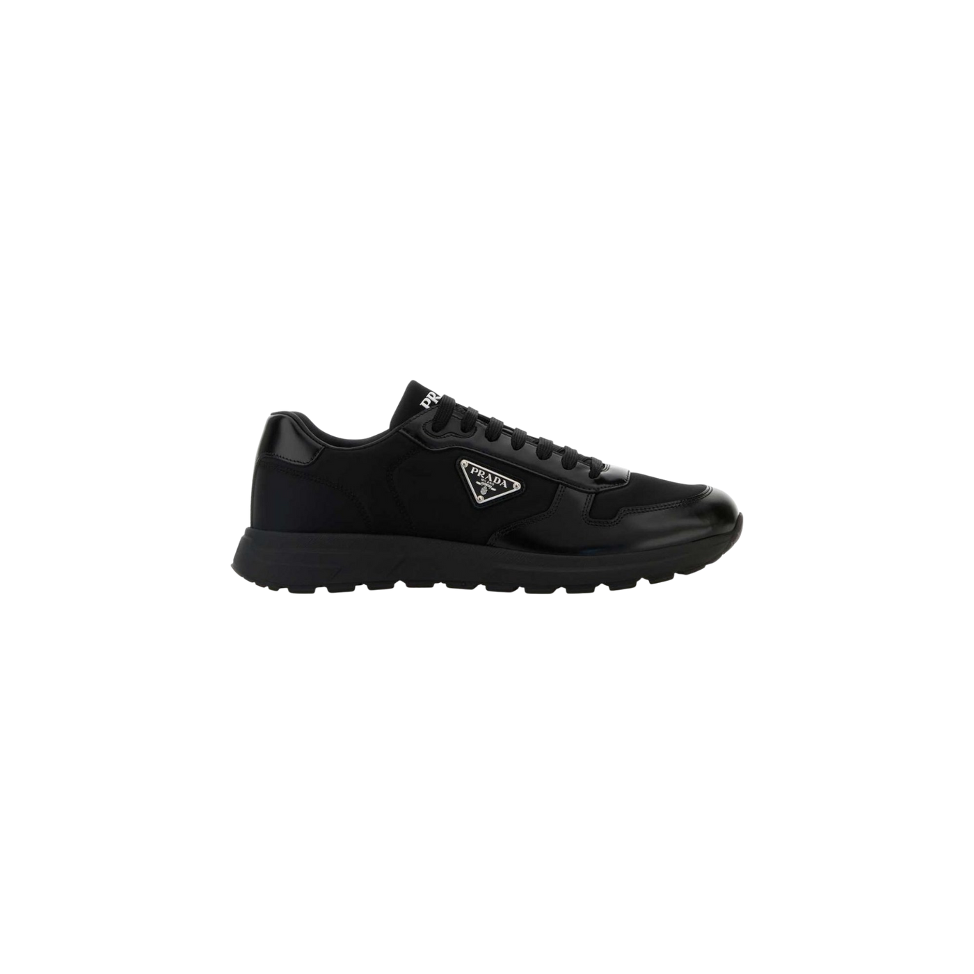 Prada Logo Plaque Low-Top