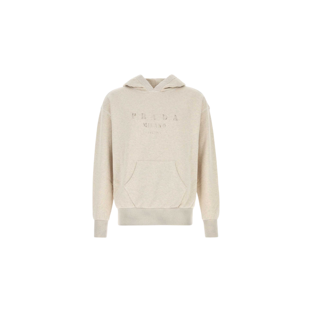 Prada Logo Printed Long-Sleeved Hoodie