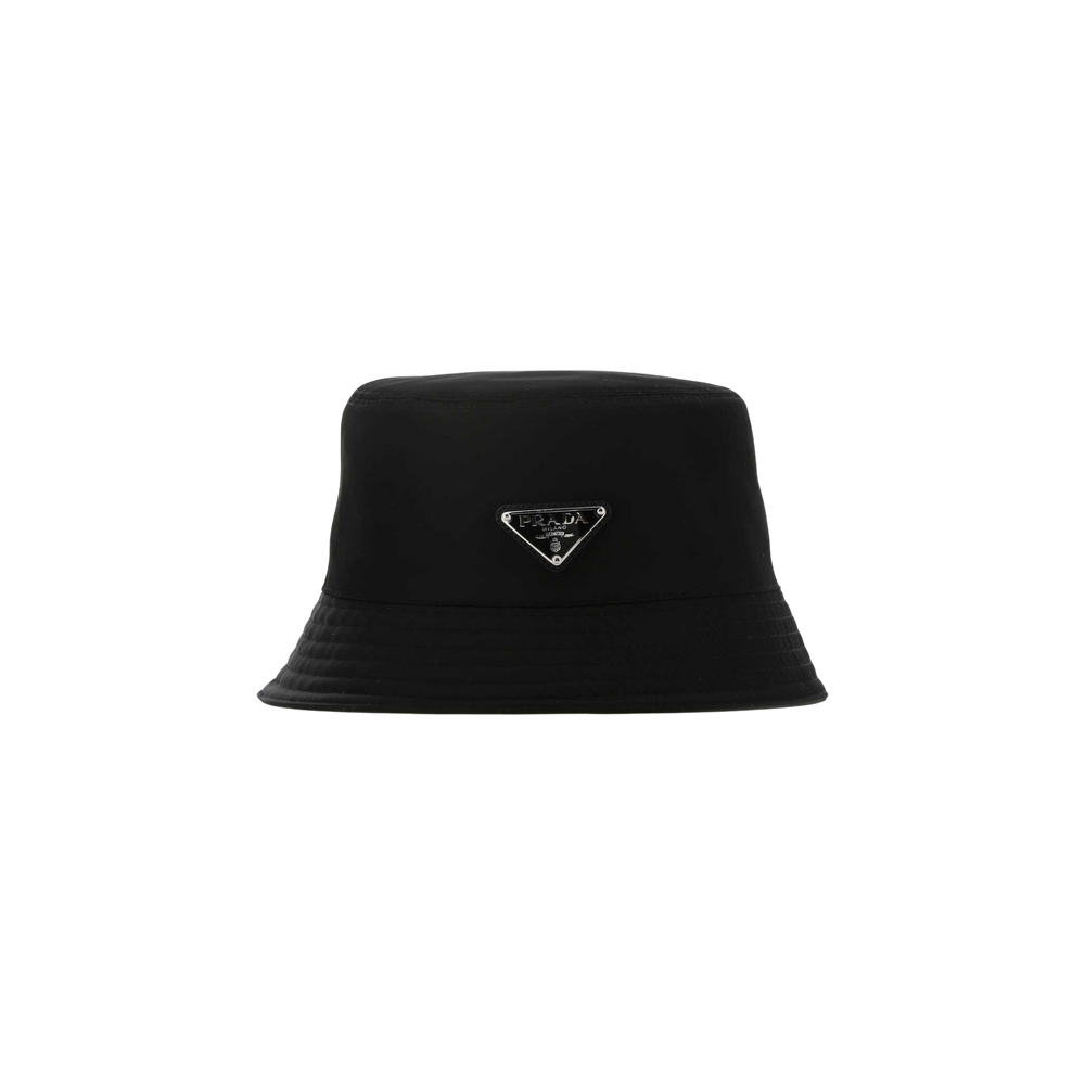 Prada Signature Logo Plaque Bucket Hat