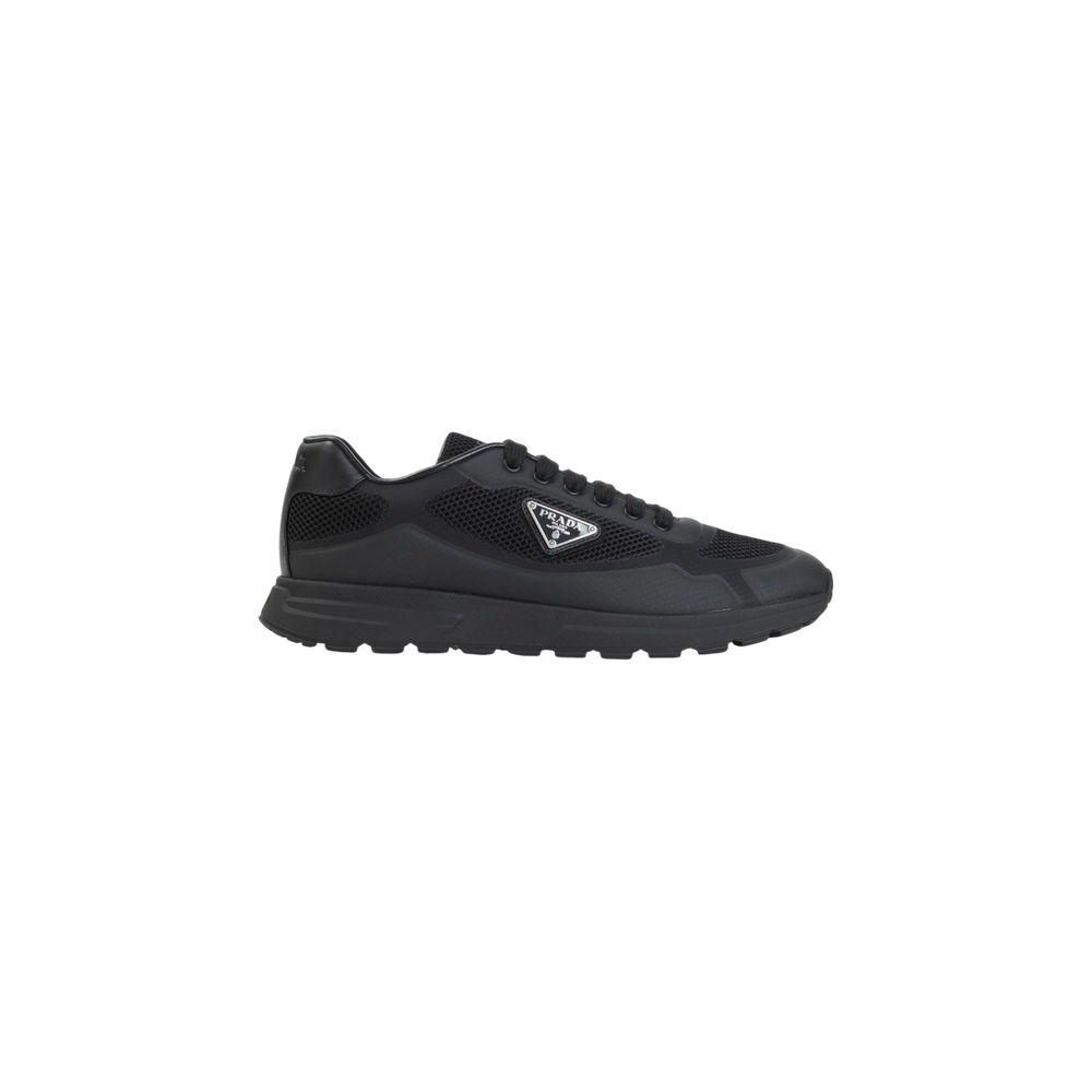 Prada Triangle-Logo Lace-Up